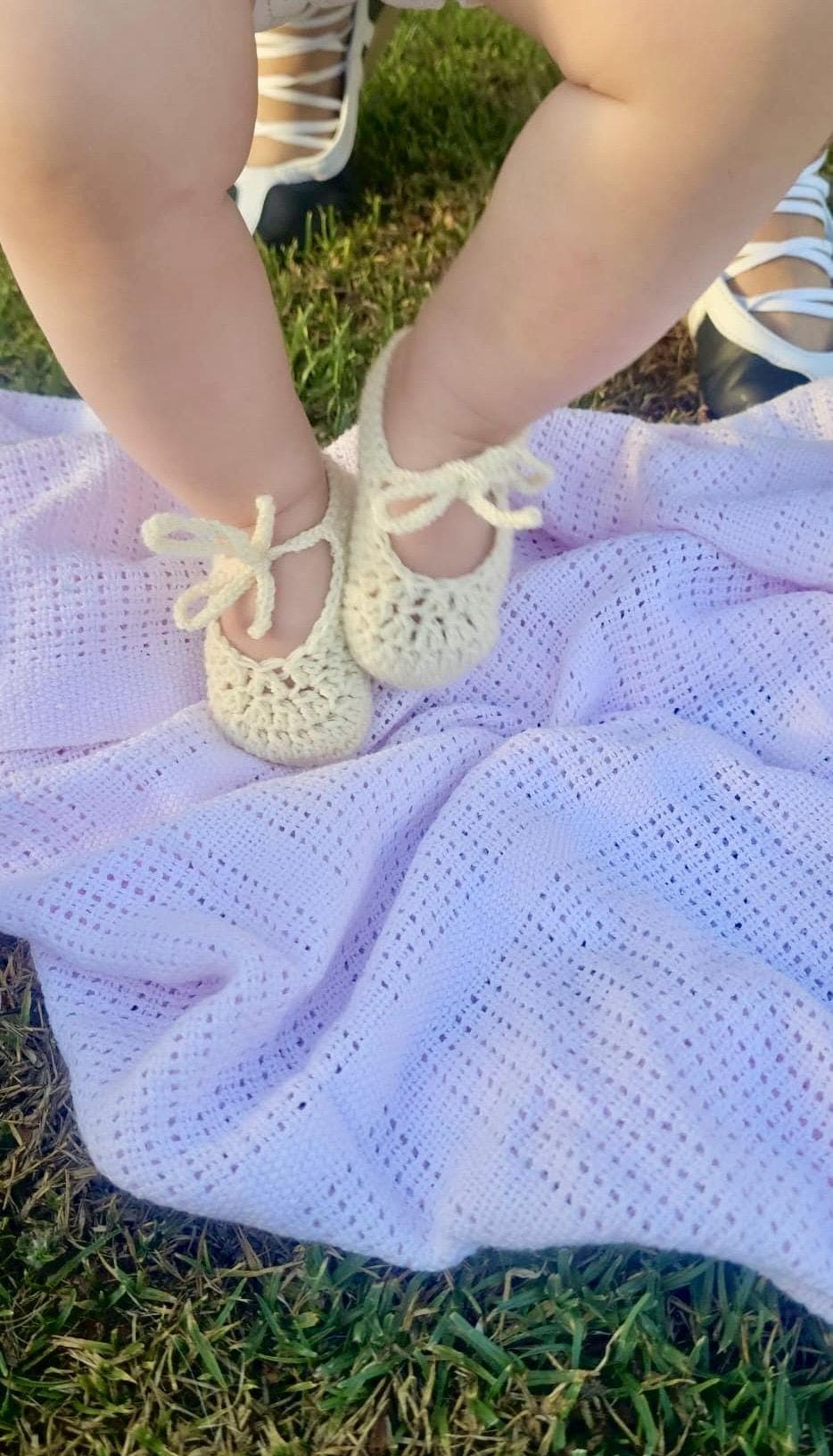 Crochet Baby Booties · Ballet Style product photo
