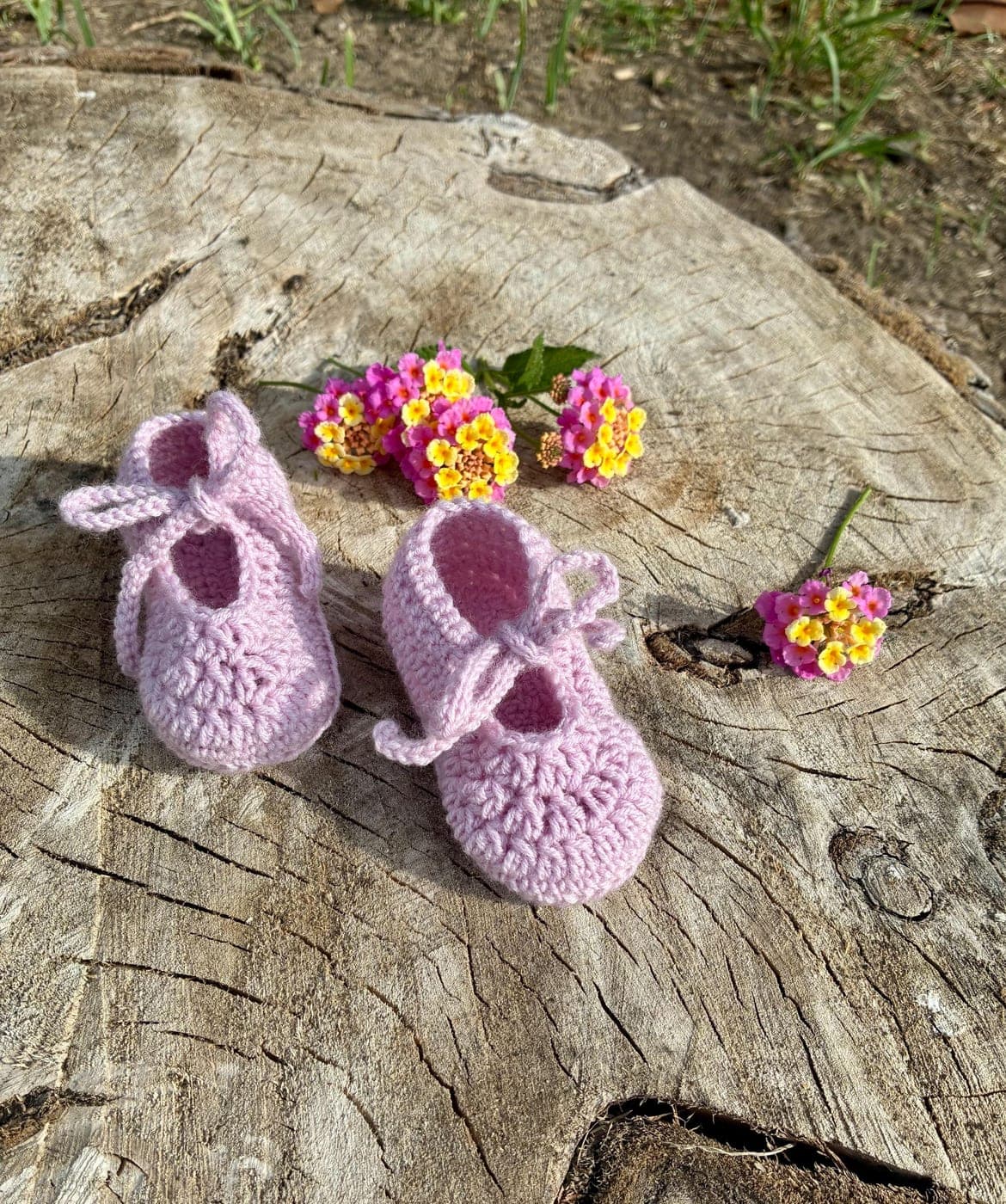 Crochet Baby Booties · Ballet Style - handmade in Marbella
