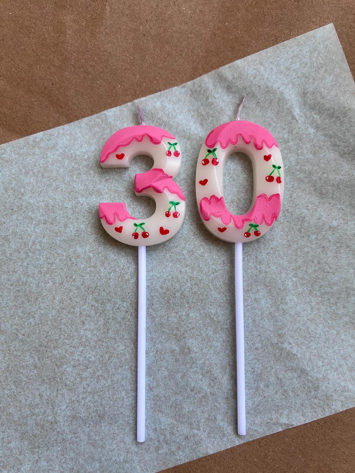 Hand-Painted Birthday Candle photo 4