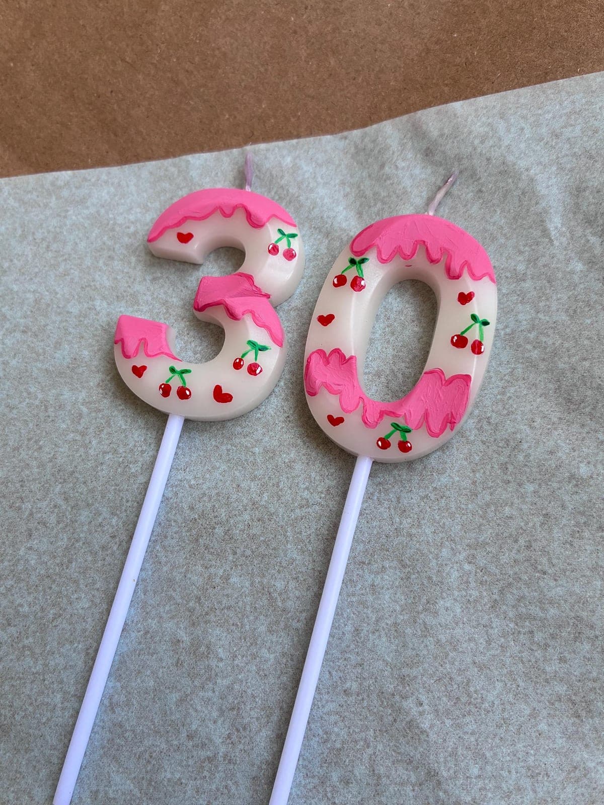 Hand-Painted Birthday Candle photo 5
